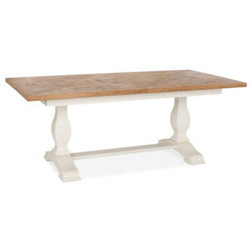 Whitby Ivory Drop Leaf Extending Dining Table | 190 – 240cm
