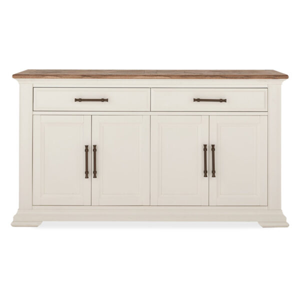 Whitby Ivory Wide Sideboard | Two Tone
