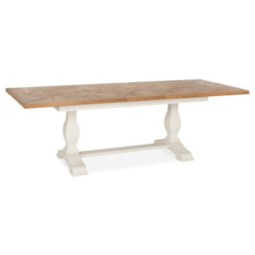 Whitby Ivory Drop Leaf Extending Dining Table | 190 – 240cm