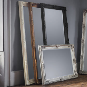 Reflections Gold Leaner Mirror | Assembled