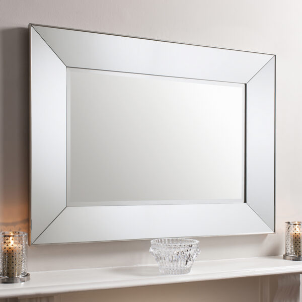 Reflections Rectangle Mirror | Silver