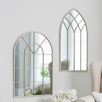 Reflections Cream Mirror | Assembled