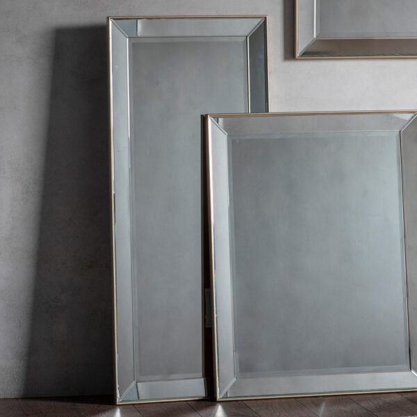 Reflections Rectangle Mirror | Gold