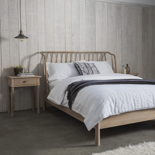 Lythe 1 Drawer Bedside | Oak