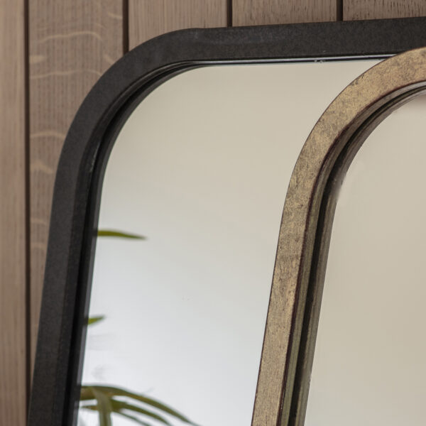 Reflections Rectangle Mirror | Black