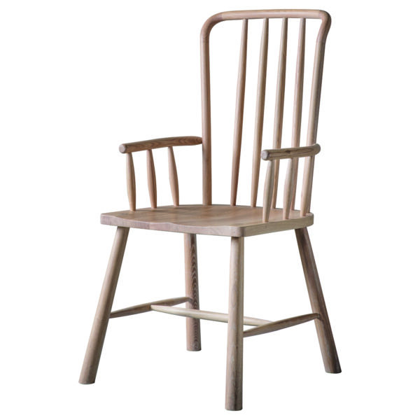 Lythe Carver Dining Chair | Pair | Oak | Clearance