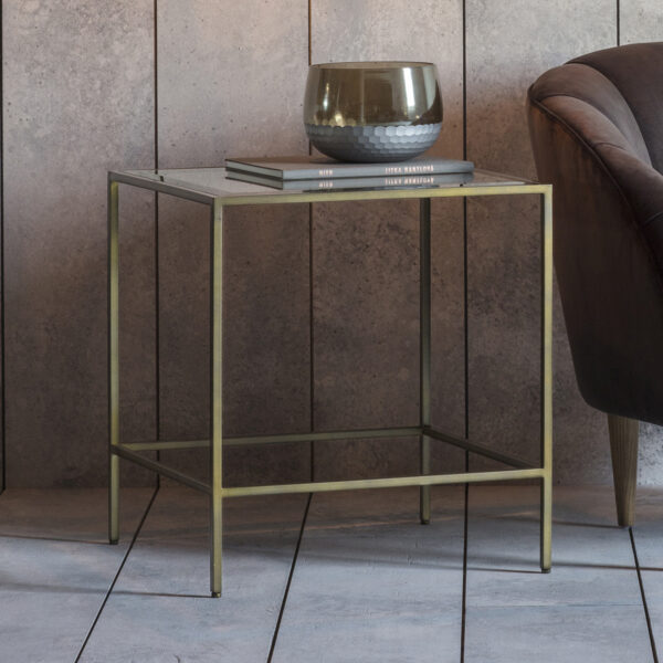 Kylemore Side Table | Bronze | Fully Assembled