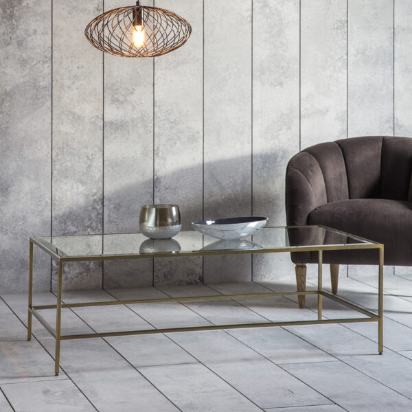 Kylemore Coffee Table | Bronze | Fully Assembled