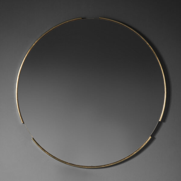 Reflections Round Mirror | Gold
