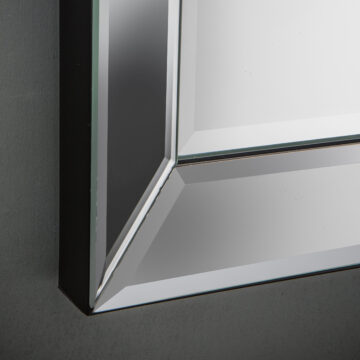 Reflections Silver Overmantle Mirror | Assembled