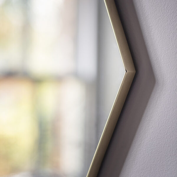 Reflections Octagon Mirror | Champagne