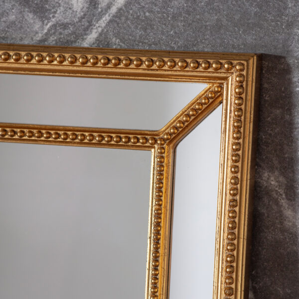 Reflections Rectangle Mirror | Gold