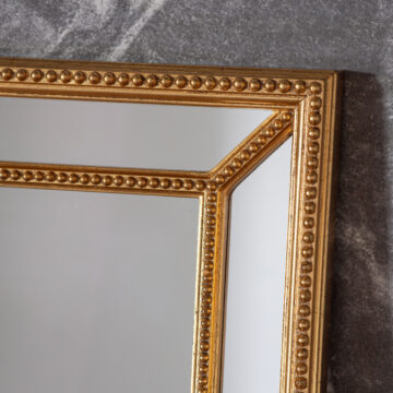 Reflections Gold Rectangle Mirror | Assembled