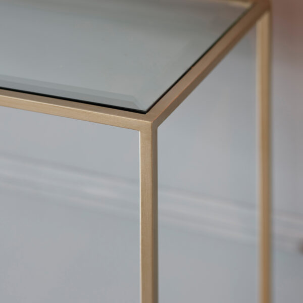 Kylemore Console Table | Champagne | Fully Assembled