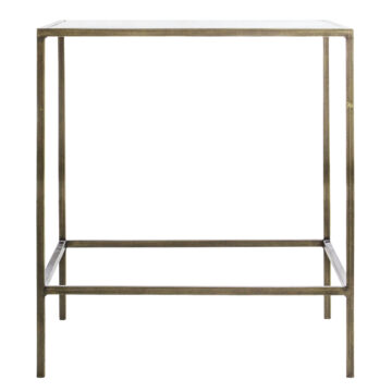 Kylemore Champagne Side Table | Assembled