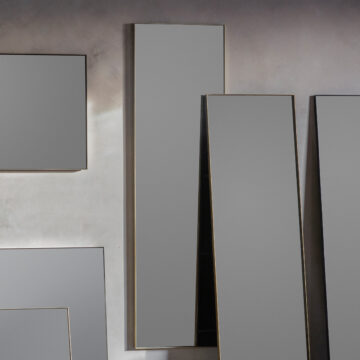 Reflections Champagne Leaner Mirror | Assembled