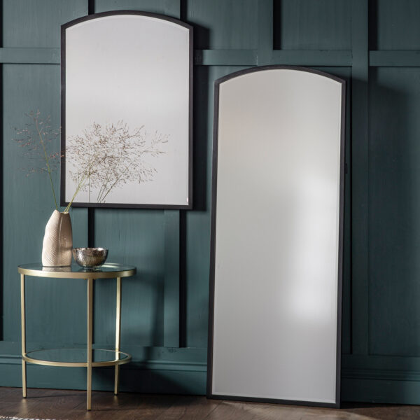 Reflections Arch Mirror | Black