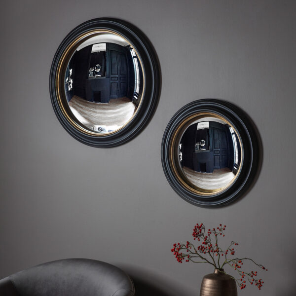 Reflections Mirror | Black | Gold