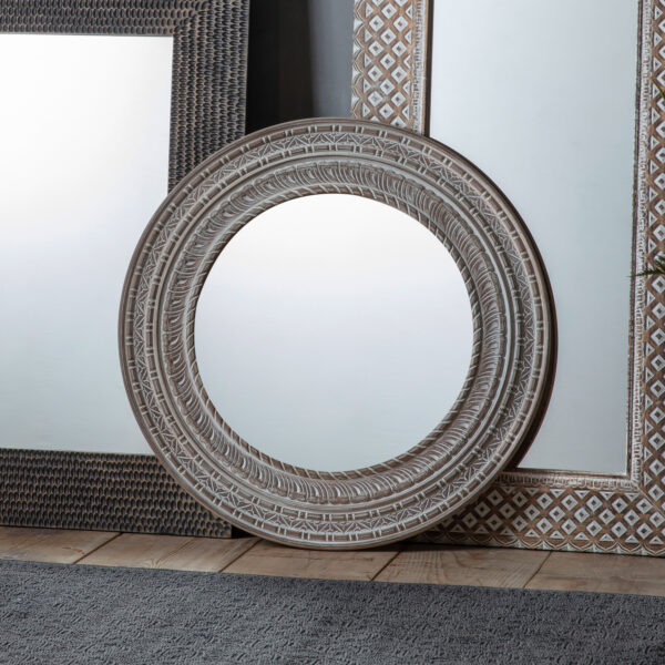 Reflections Mirror Grey