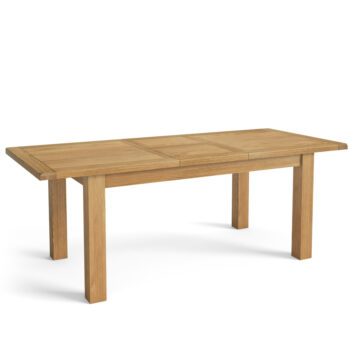 Penrith Oak Large Butterfly Extending Dining Table | Clearance