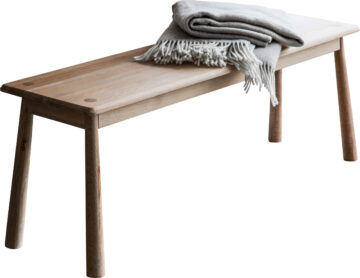 Lythe Dining Bench | Oak Finish