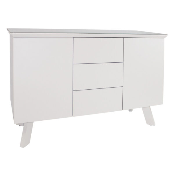 Rococo Small Sideboard | White