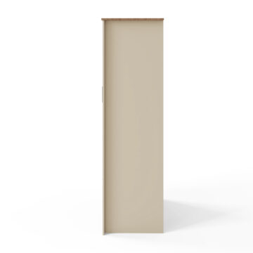 Fife Cream 2 Door Wardrobe with Drawers