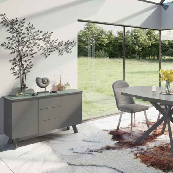 Rococo Small Sideboard | Cappuccino Grey