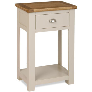 Tynedale Stone Grey Painted Small Console Table | Clearance
