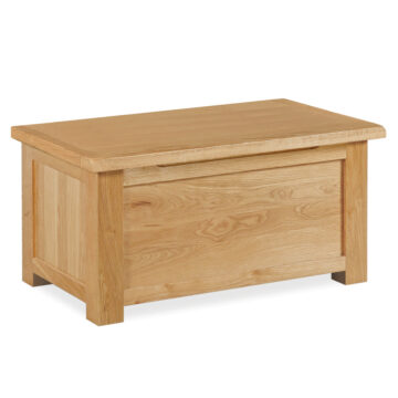 Belmont Blanket Box | Oak Finish | Assembled