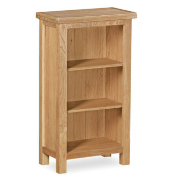 Belmont Oak Low Narrow Bookcase