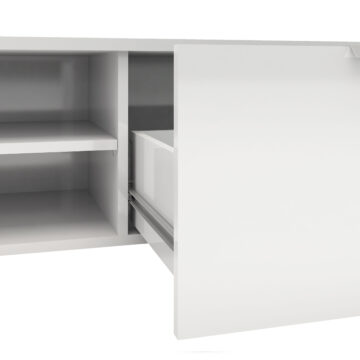 Walkworth White High Gloss 2 Drawer TV Unit 172cm