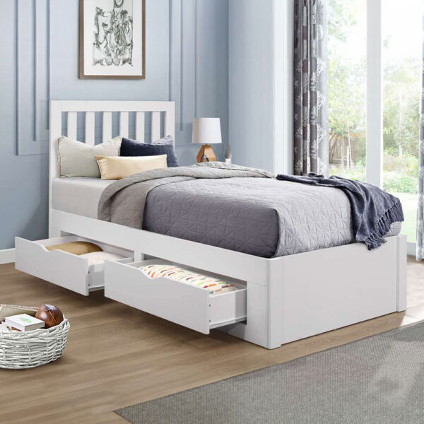 Single Bed | White