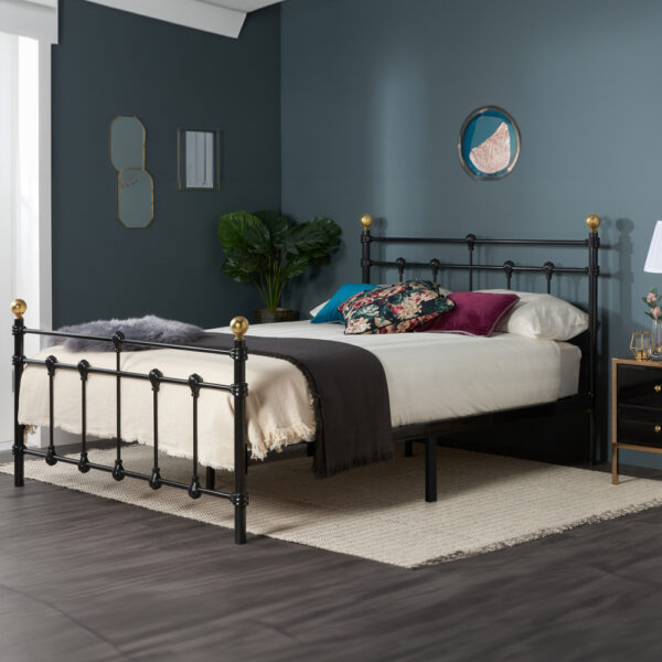 Altai Double Bed | Black