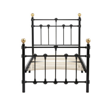 Altai Black 3′ Single Bed
