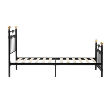 Altai Black 3′ Single Bed