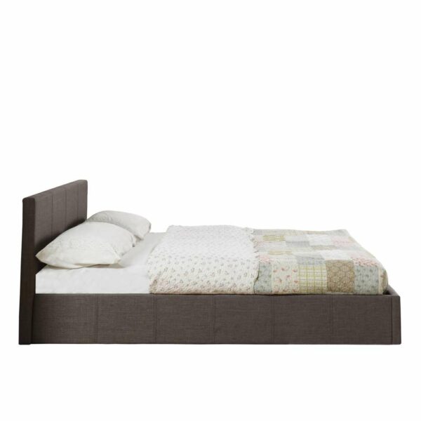 Lucan Double Ottoman Bed | Grey