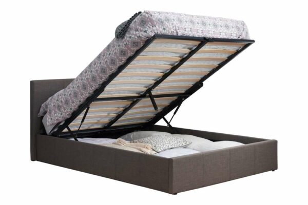 Lucan King Ottoman Bed | Grey