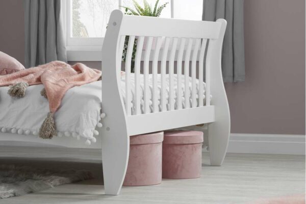 Rylane Small Double Bed | White