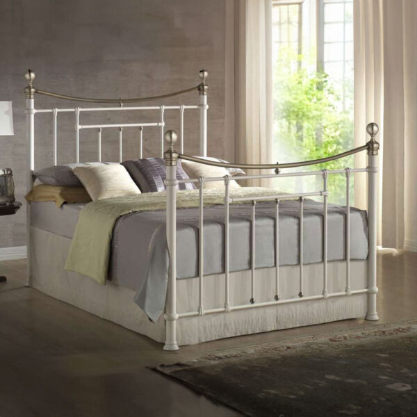 Doagh Double Bed | Cream