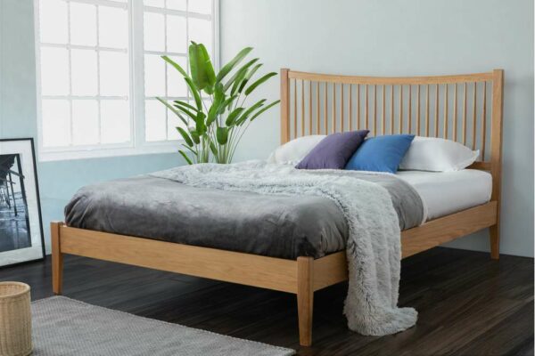 Edenderry Double Bed | Oak