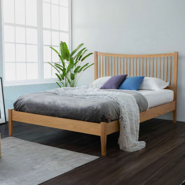 Edenderry Double Bed | Oak