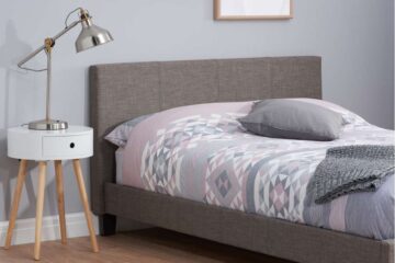 Lucan Grey 4’6 Double Bed