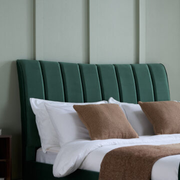 Nixon Small Double Bed | Green