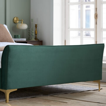 Nixon Small Double Bed | Green