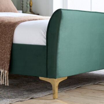 Nixon Small Double Bed | Green