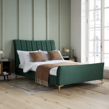 Nixon Small Double Bed | Green