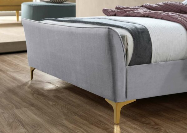 Nixon Double Bed | Grey