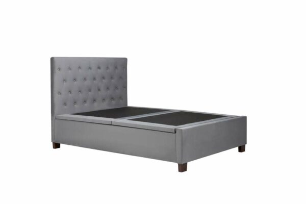 Washington Double Ottoman Bed | Grey