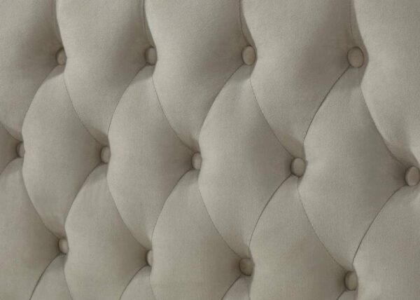 Doune Super King Bed | Warm Stone Grey